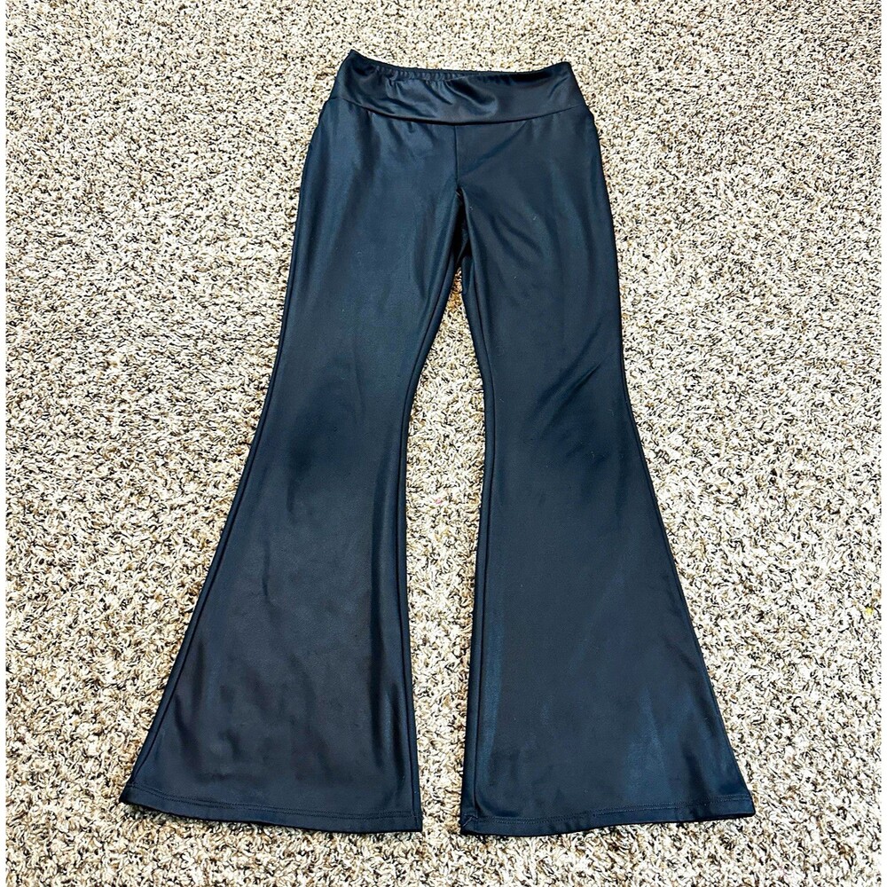 Art Class Girls Sz L 10/12 Black Flare Yoga Leggings Pants Stretch